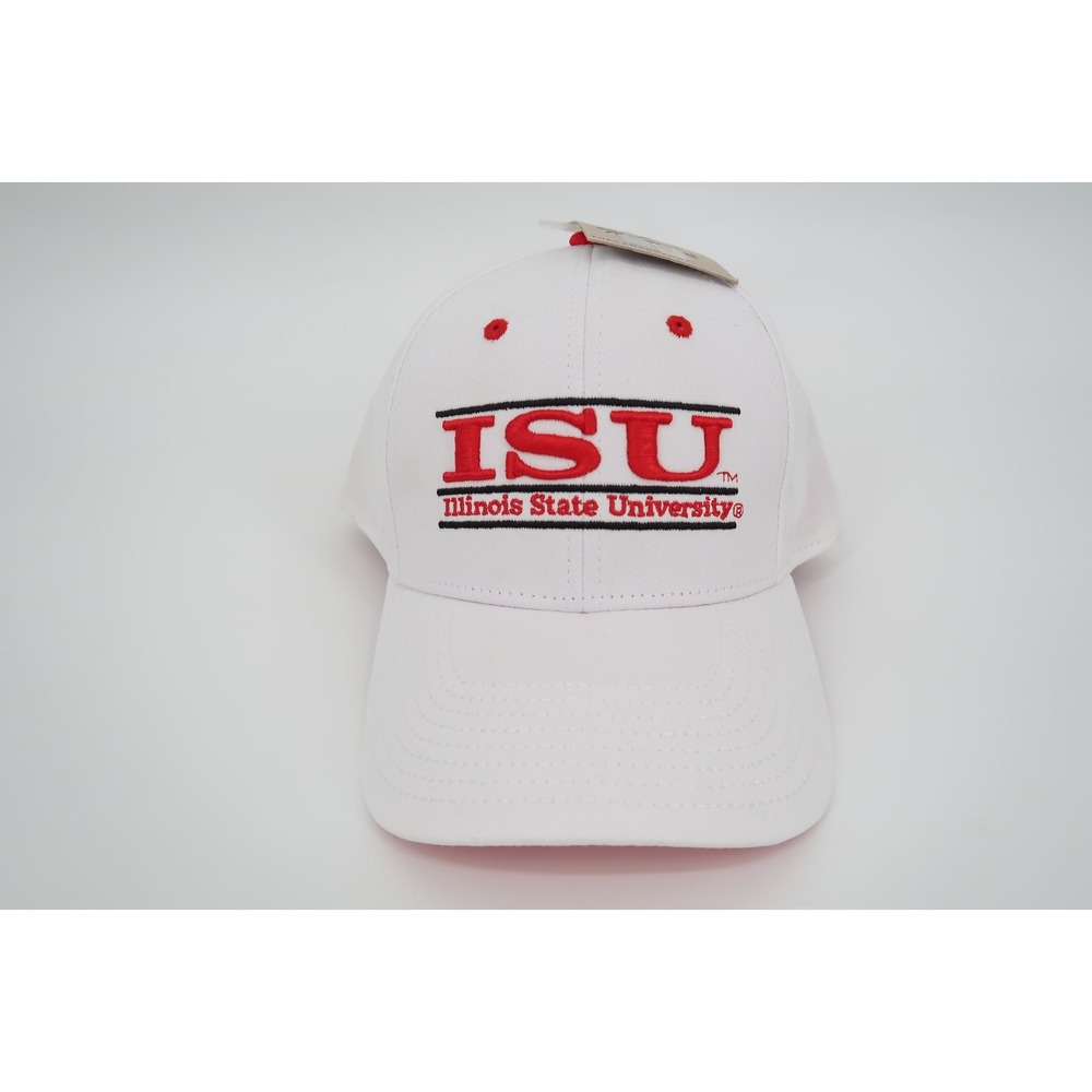 Illinois State Redbirds Hat Cap Snap Red White The Game Split Bar NCAA Mens NEW